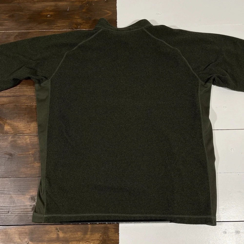 Merrell Terrain Fleece 1/4 Zip Pullover Sweater Forest Green Mens Size‎ XL